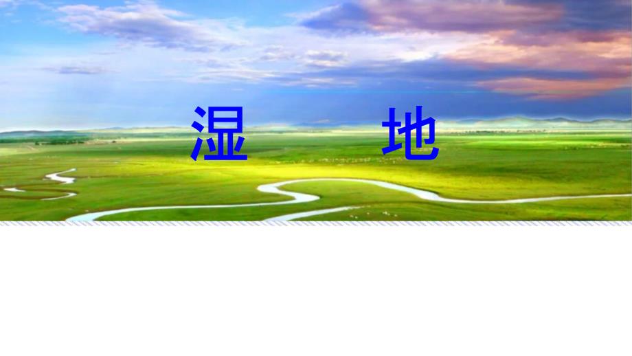 2025届高三地理一轮复习课件湿地专题1_第1页