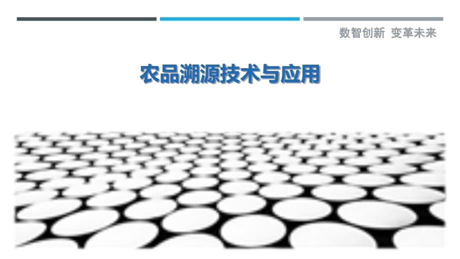 农品溯源技术与应用-洞察研究_第1页