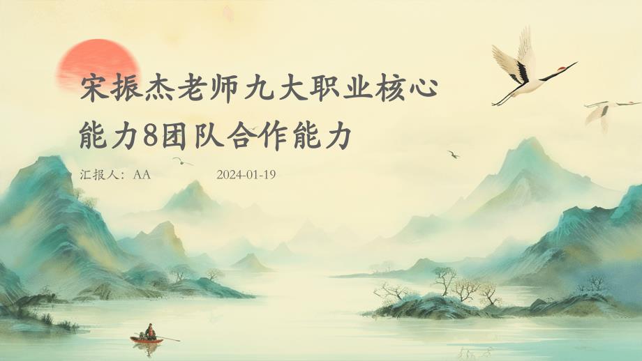 宋振杰老师九大职业核心能力8团队合作能力_第1页