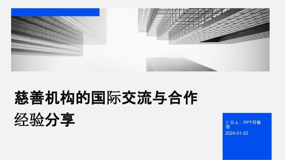 慈善机构的国际交流与合作经验分享_第1页