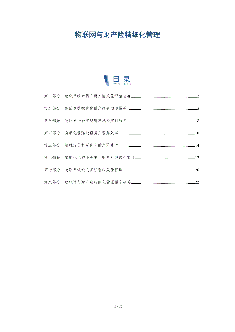 物联网与财产险精细化管理_第1页