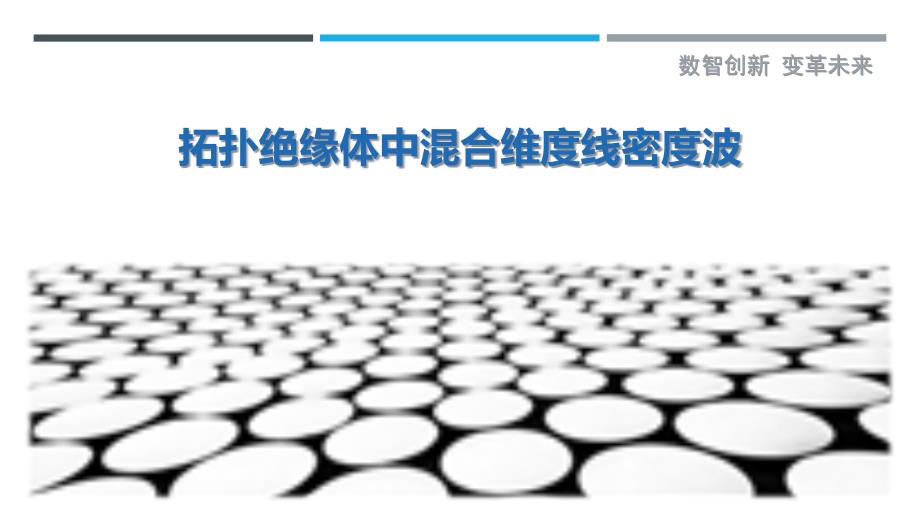 拓扑绝缘体中混合维度线密度波_第1页