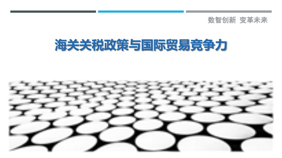 海关关税政策与国际贸易竞争力_第1页