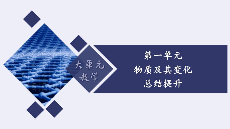 第一单元 物质及其变化（单元课件）高一化学（人教版必修第一册）_第1页
