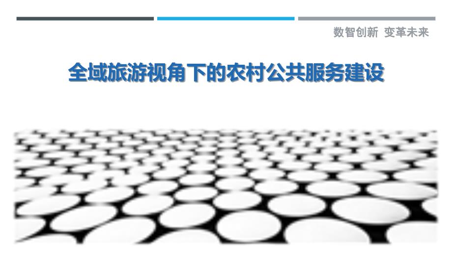 全域旅游视角下的农村公共服务建设_第1页
