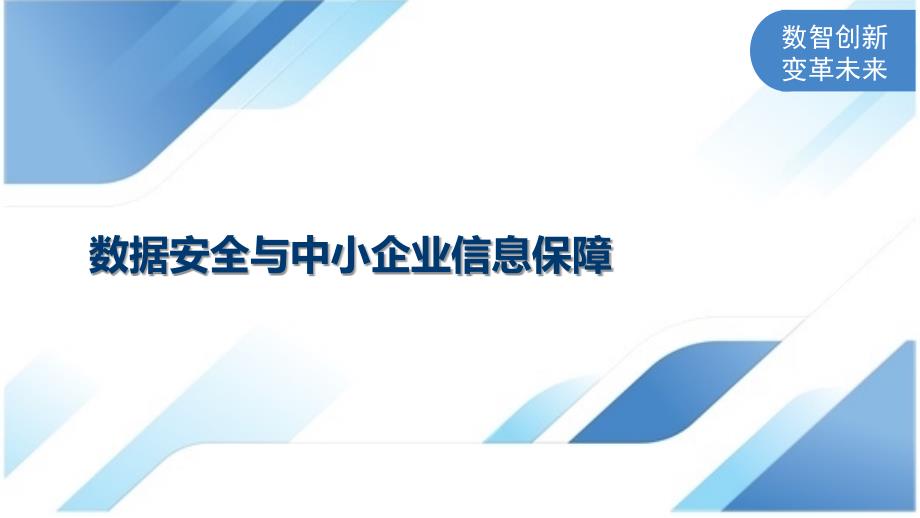 数据安全与中小企业信息保障_第1页