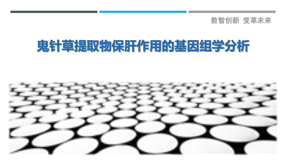 鬼针草提取物保肝作用的基因组学分析_第1页