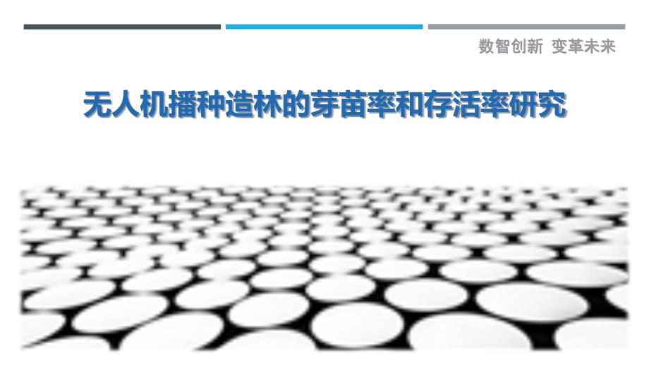 无人机播种造林的芽苗率和存活率研究_第1页