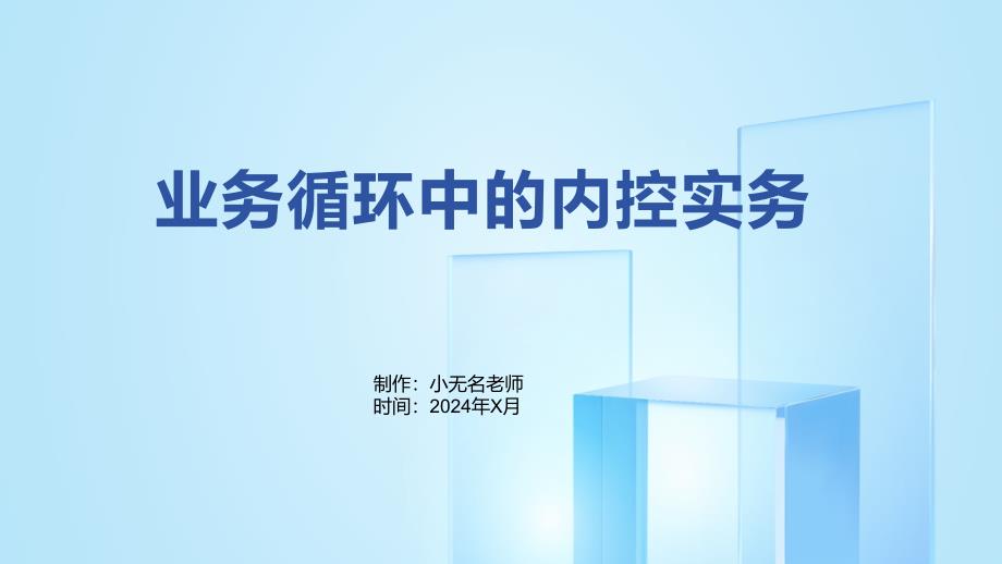 业务循环中的内控实务_第1页