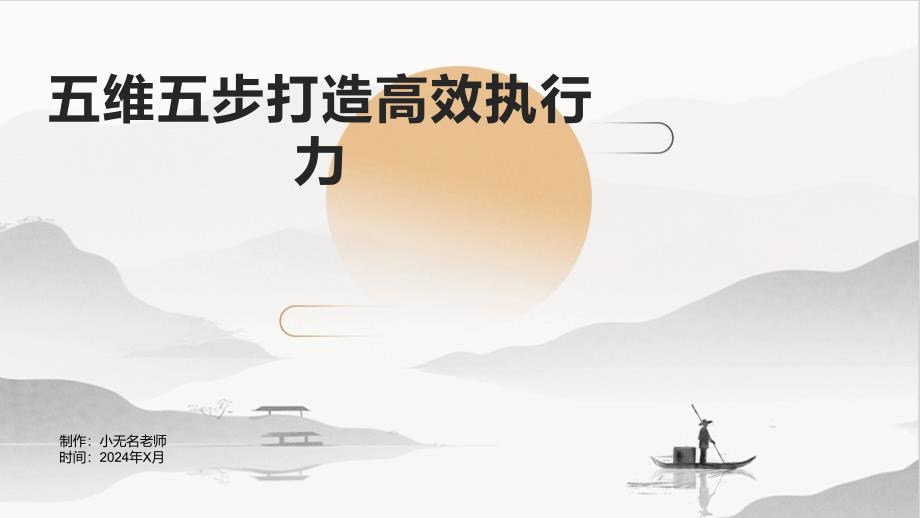 五维五步打造高效执行力_第1页