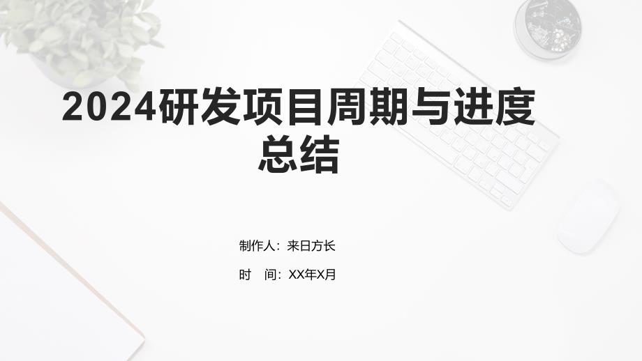 2024研发项目周期与进度总结_第1页