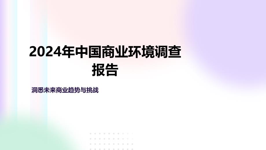 2024年zg商业环境调查报告_第1页