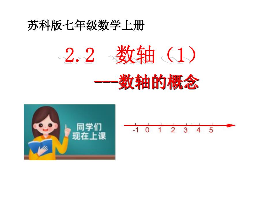 【初中数学++】数轴+数轴的概念课件+苏科版数学七年级上册_第1页