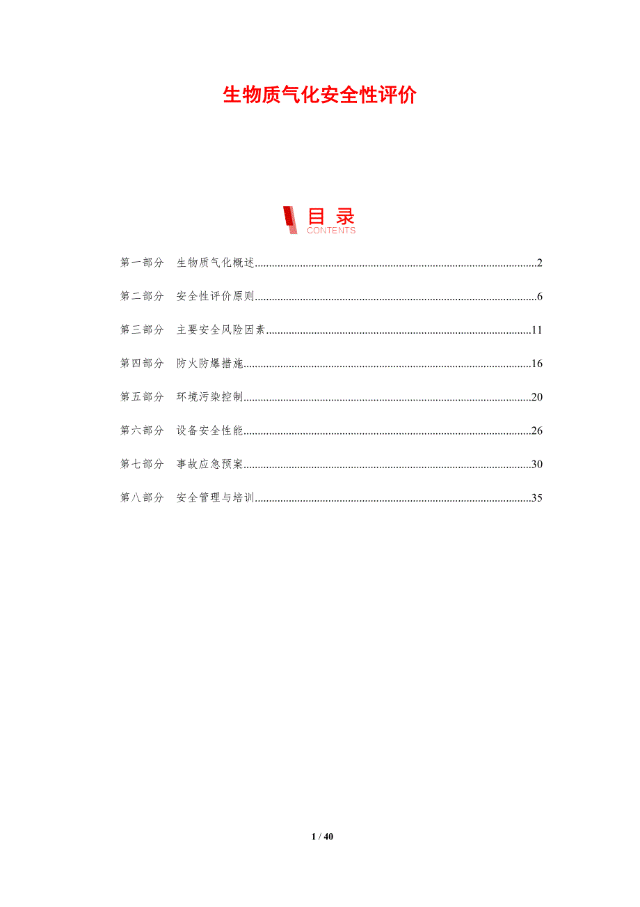 生物质气化安全性评价-剖析洞察_第1页