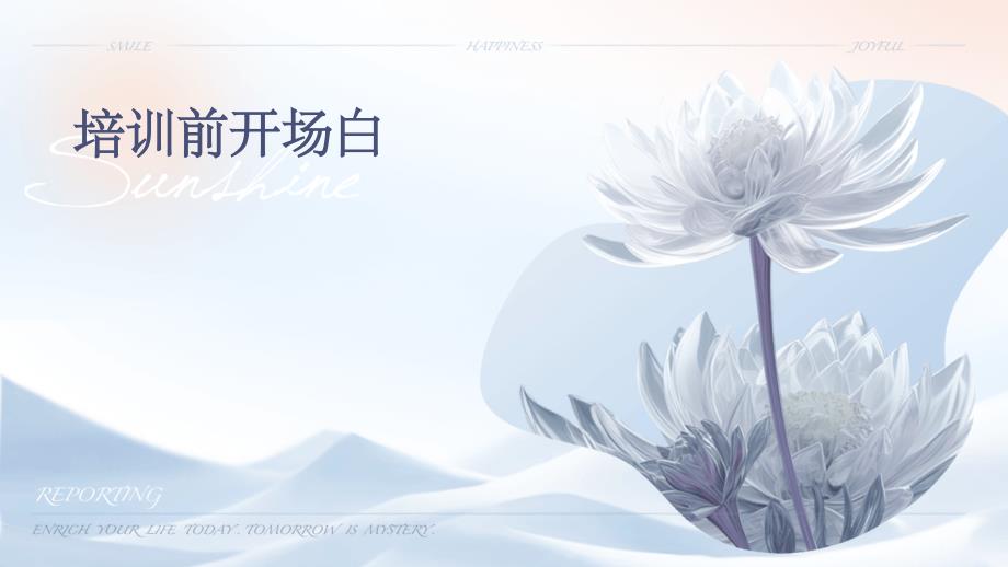 培训前开场白PPT_第1页