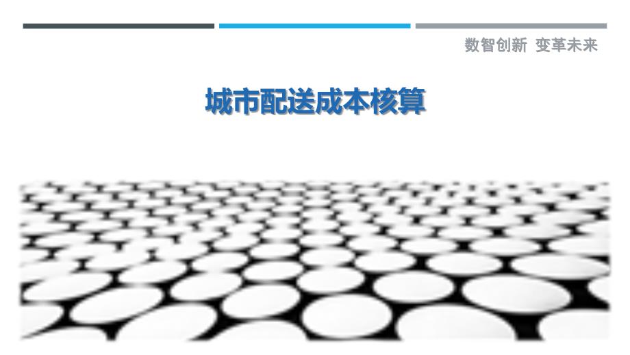 城市配送成本核算-剖析洞察_第1页