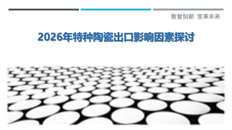 2026年特种陶瓷出口影响因素探讨-剖析洞察_第1页