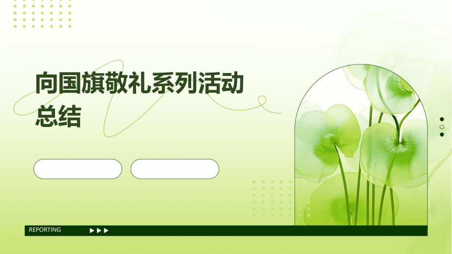 向国旗敬礼系列活动总结PPT_第1页