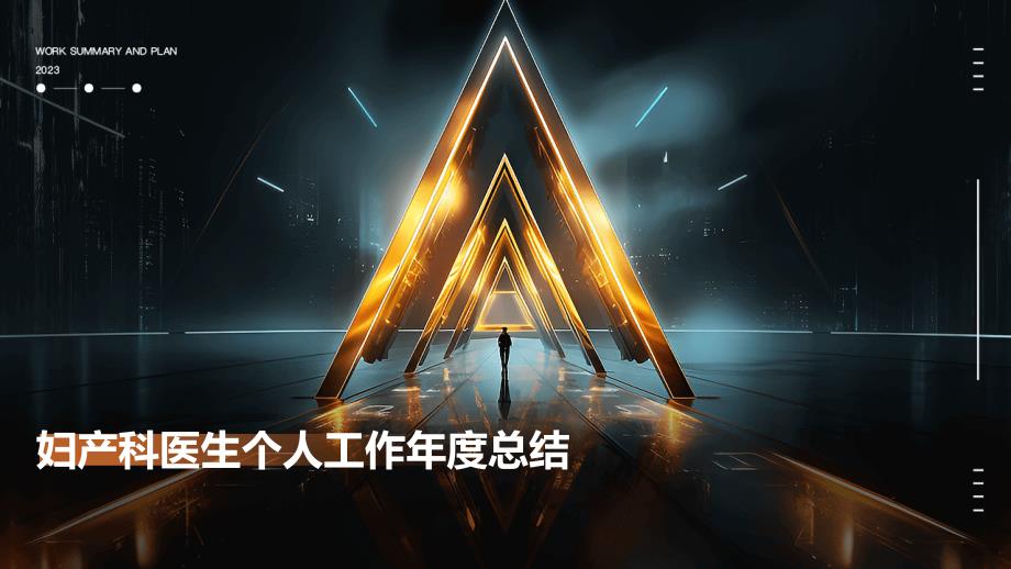 妇产科医生个人工作年度总结PPT_第1页