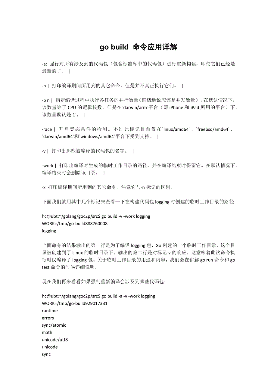 go build 命令应用详解_第1页