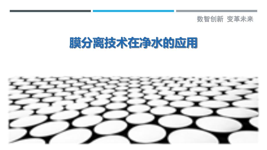 膜分离技术在净水的应用_第1页