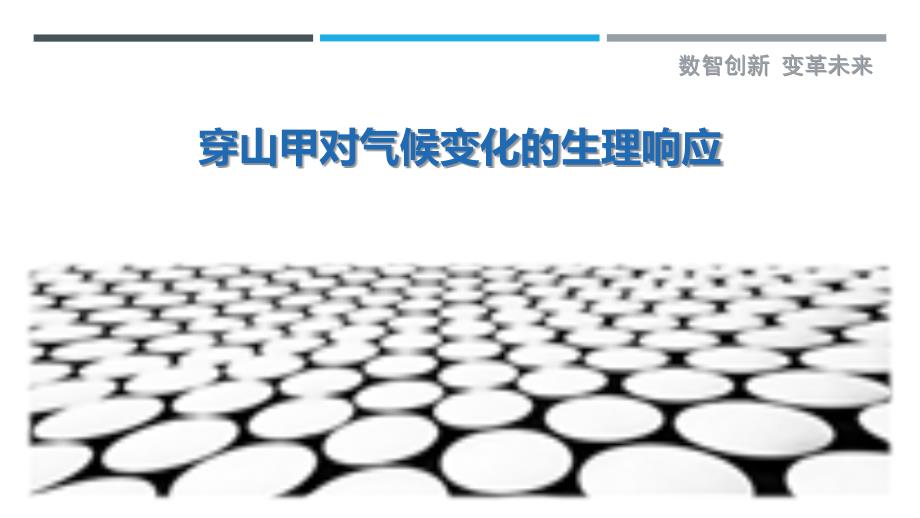 穿山甲对气候变化的生理响应_第1页