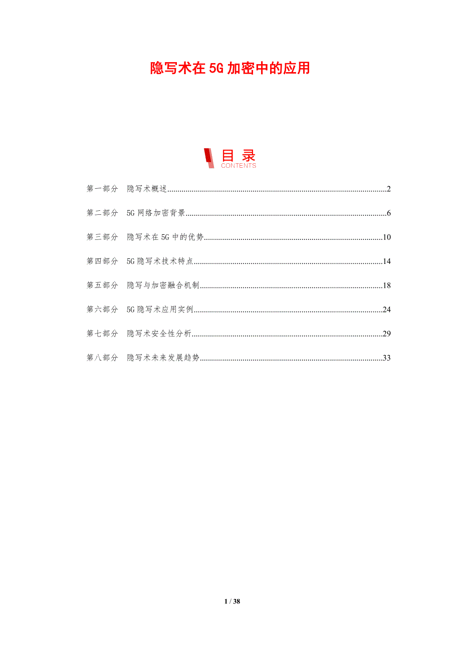 隐写术在5G加密中的应用-剖析洞察_第1页