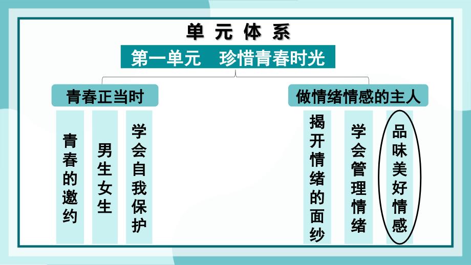 【道法】品味美好情感 课件-2024-2025学年统编版道德与法治七年级下册_第1页