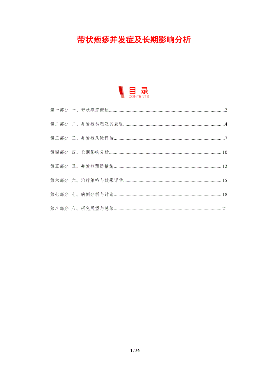 带状疱疹并发症及长期影响分析_第1页