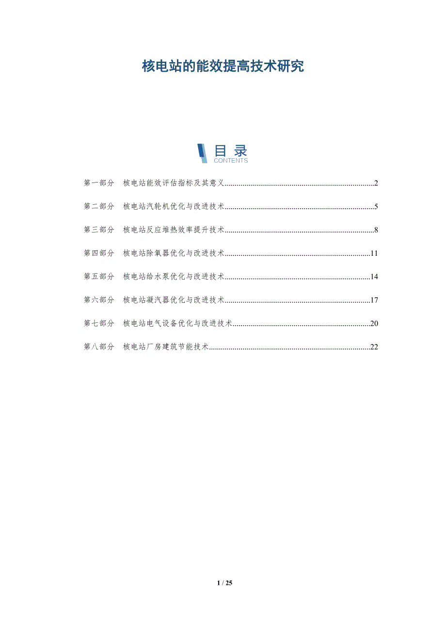 核电站的能效提高技术研究-深度研究_第1页