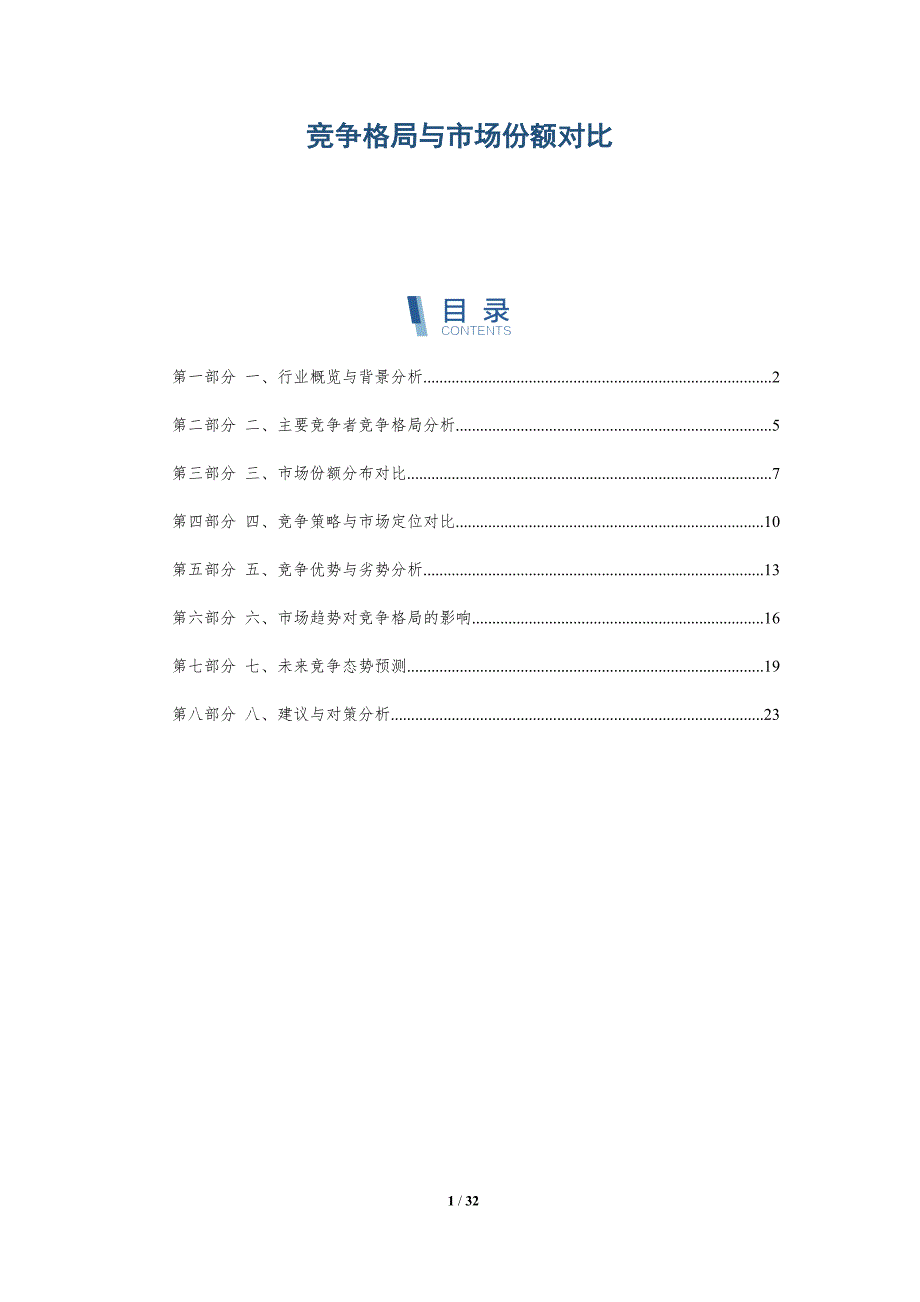 竞争格局与市场份额对比-详解洞察_第1页