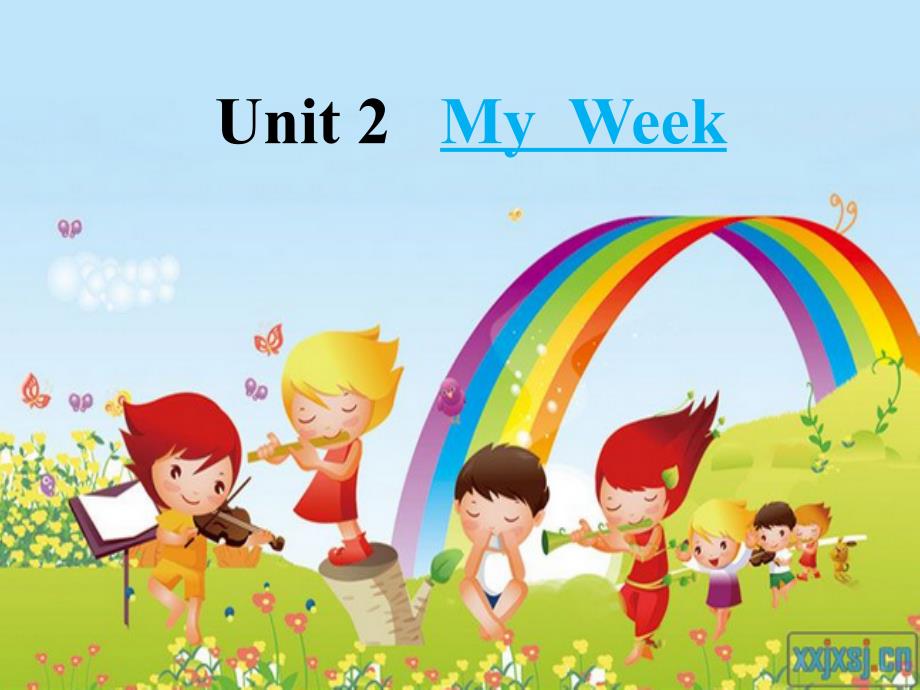 新版PEP五年级上册unit2-My-week-B-let27s-learn-PPT_第1页