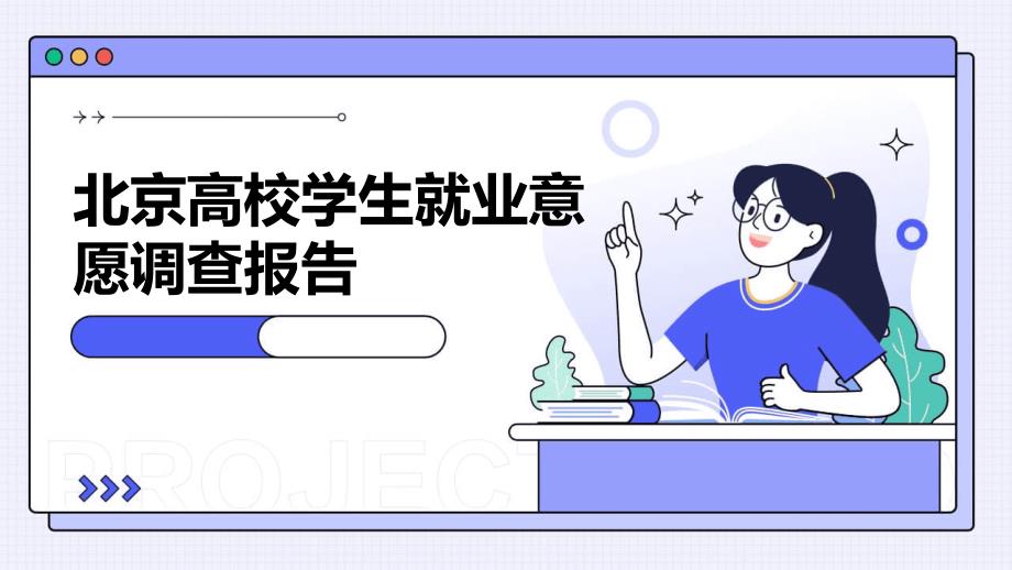 北京高校学生就业意愿调查报告PPT_第1页
