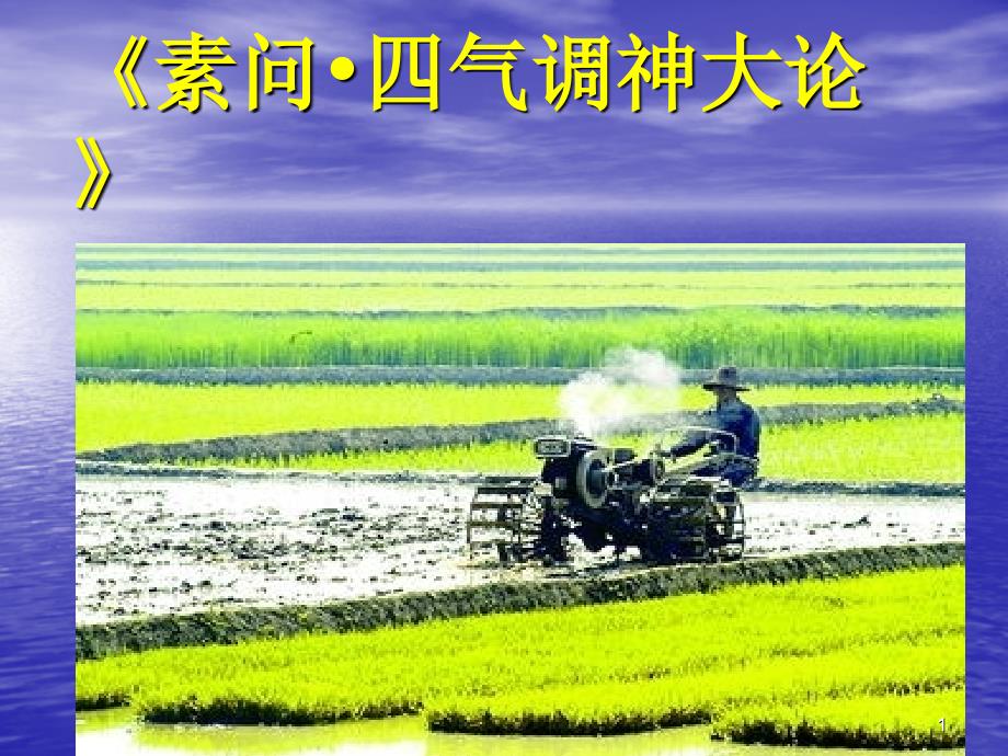 素问四气调神论2013(金)_第1页
