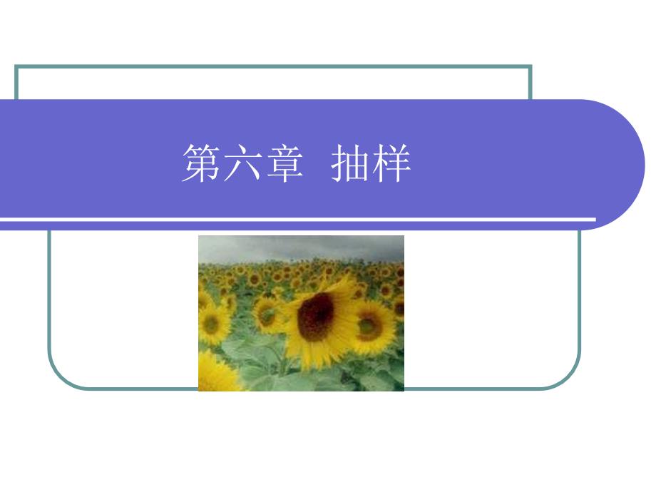 社会学研究方法___6抽样_第1页