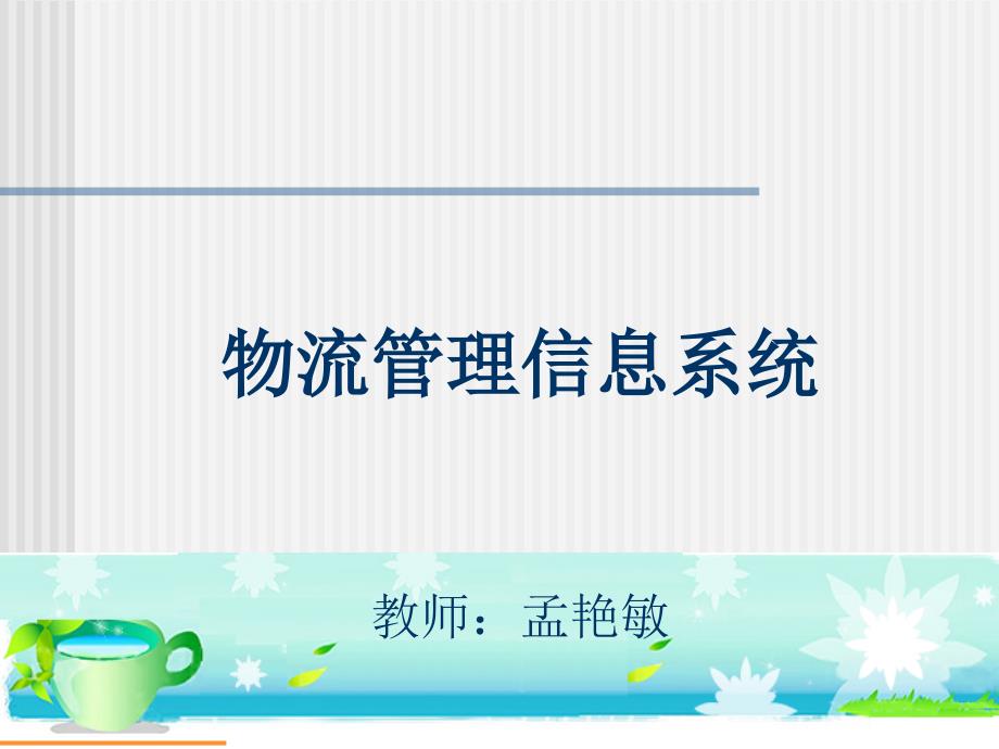 物流管理信息系统_第1页