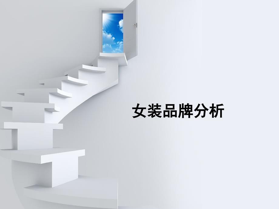 国际女装品牌分析_第1页