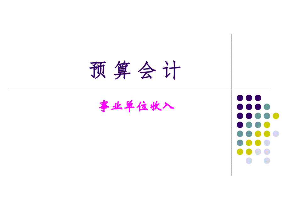 预 算 会 计13_第1页