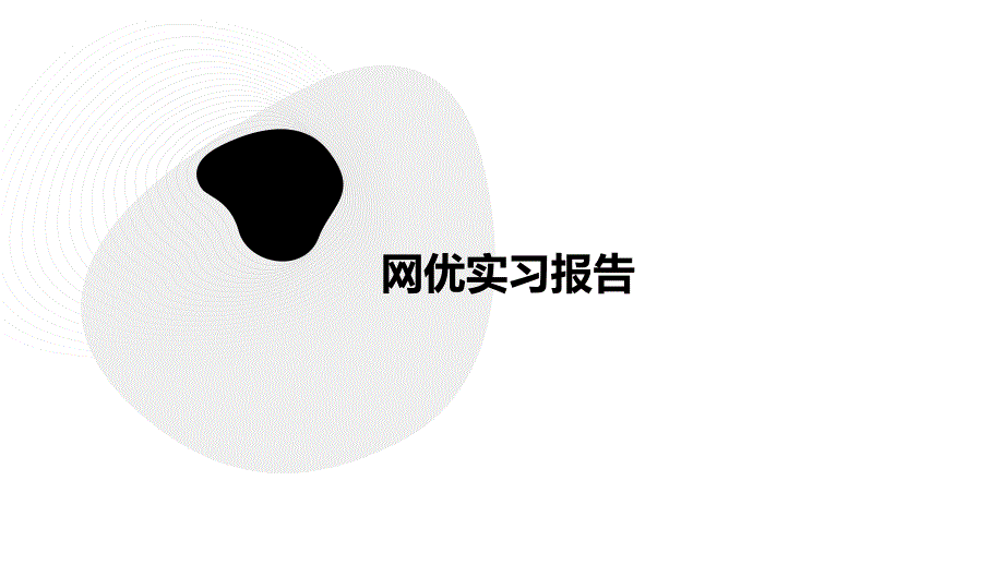 网优实习报告PPT_第1页