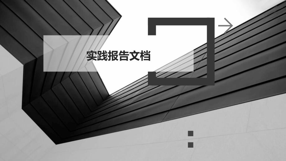 实践报告文档PPT_第1页