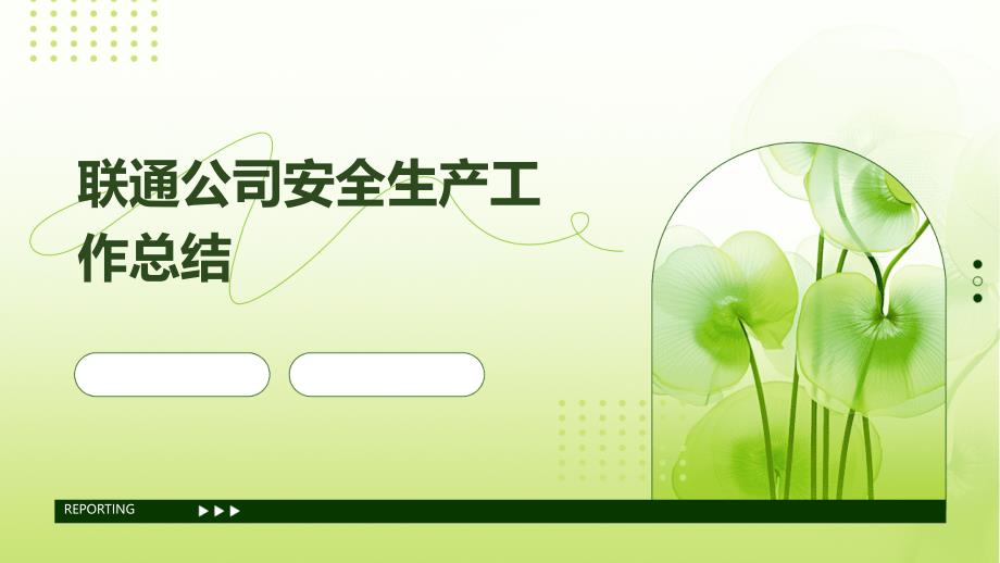 联通公司安全生产工作总结PPT演稿_第1页