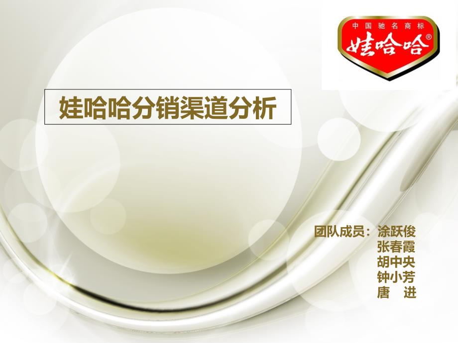 娃哈哈分销渠道分析课件_第1页