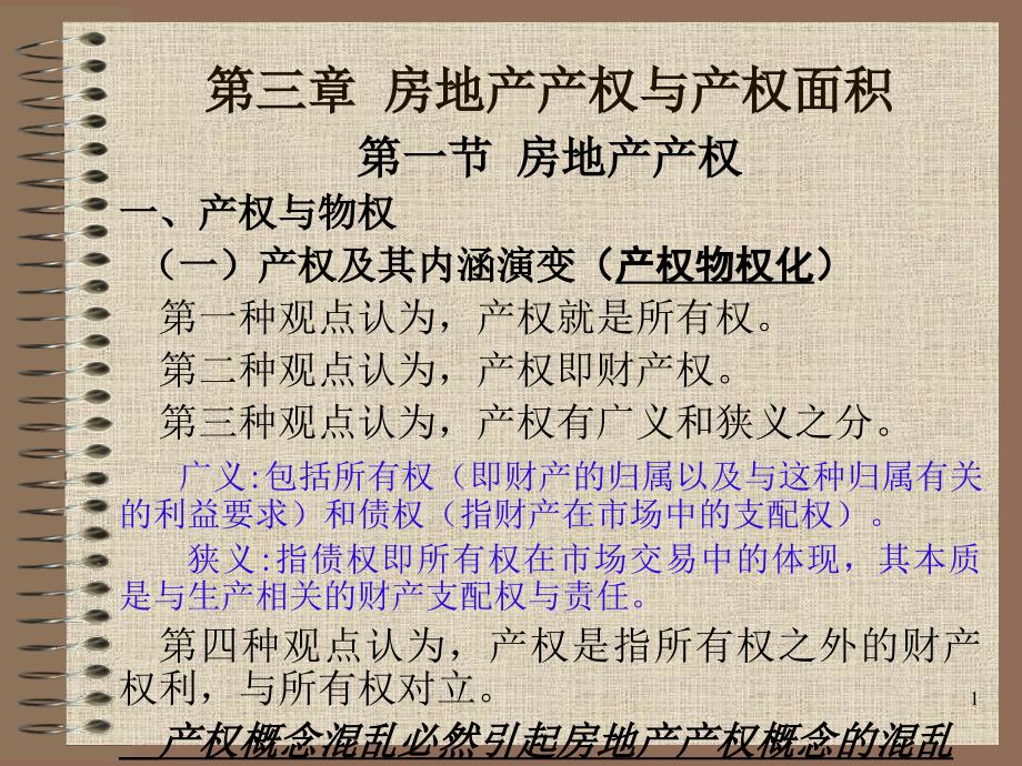房地产产权与产权面积_第1页