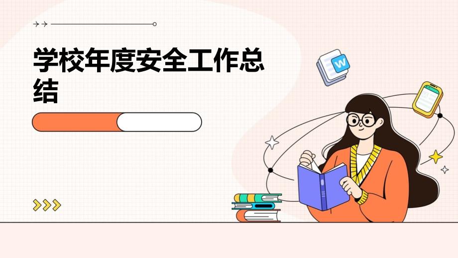 学校年度安全工作总结PPT演稿_第1页