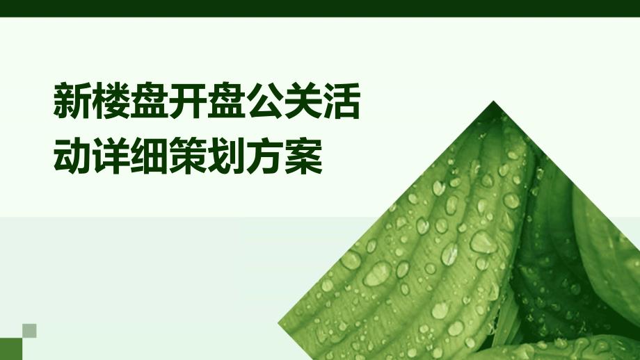 新楼盘开盘公关活动详细策划方案_第1页
