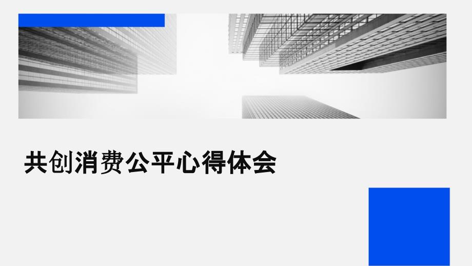 共创消费公平心得体会_第1页