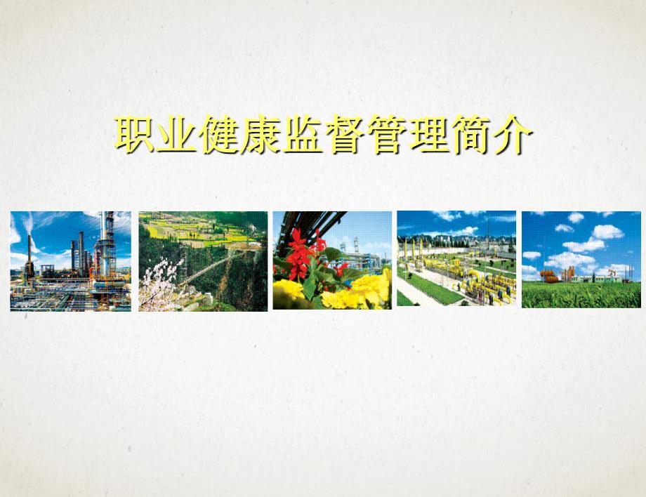 职业健康监督管理简介监管部门_第1页