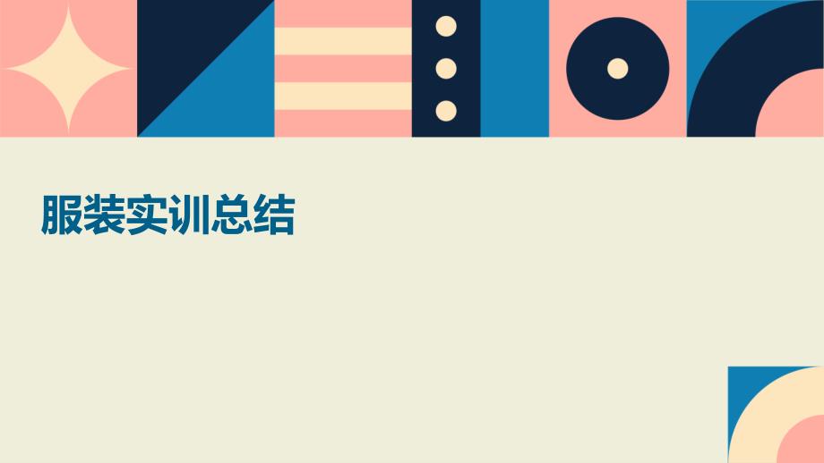 服装实训总结_第1页