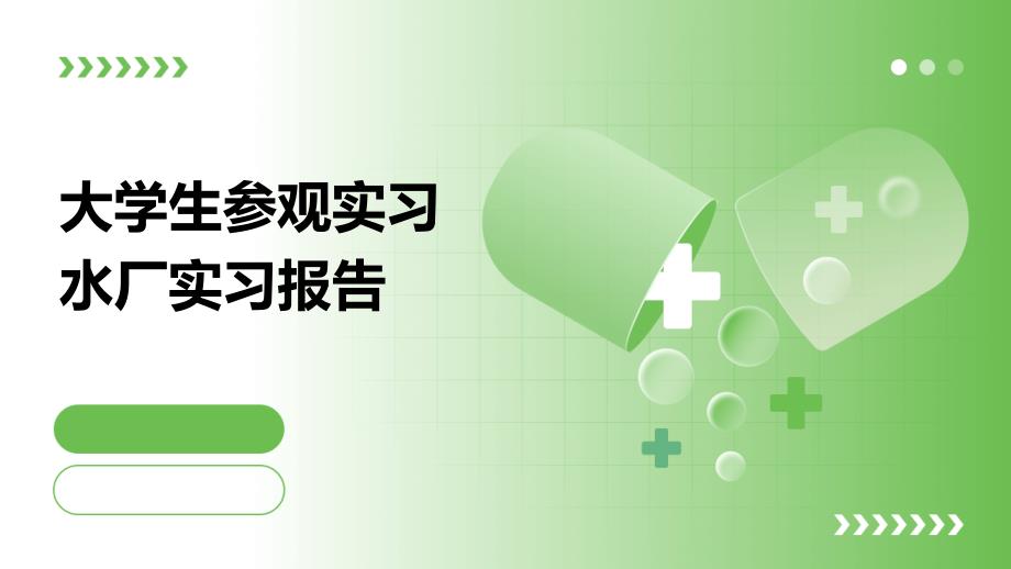 大学生参观实习水厂实习报告ppt_第1页