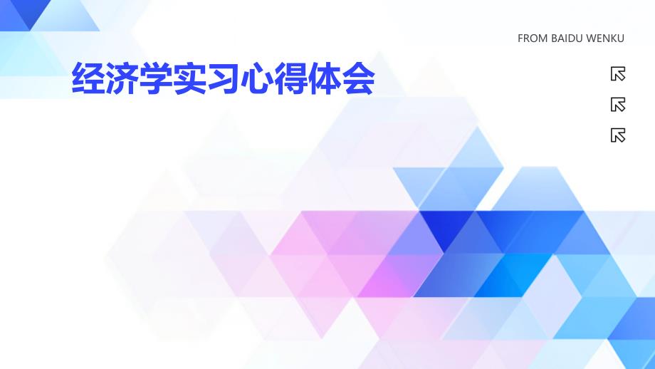 经济学实习心得体会ppt_第1页